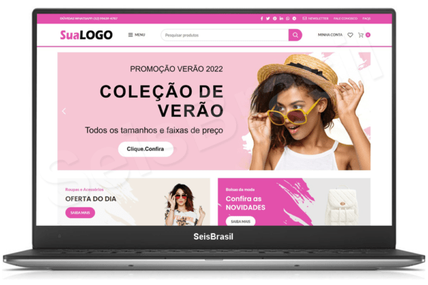 Loja Virtual Para Venda de Produtos Femininos