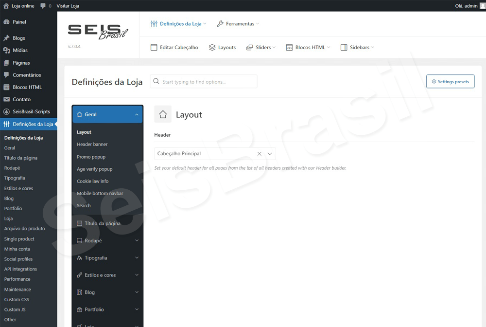 Loja Virtual de Bebidas Online