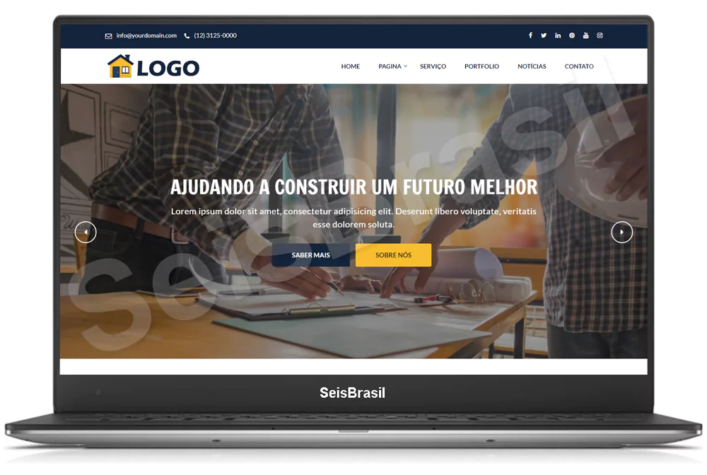 Site em PHP para Construção Civil e Arquitetura Site para Construção Civil e Arquitetura