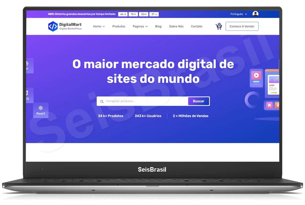 loja-para-produto-digital Marketplace para Produtos Digitais em Php
